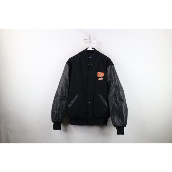 Vintage Other - Vtg 90s Mens M Team Issued University Findlay Football Varsity Letterman Jacket